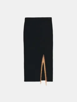 Pullover|Röcke></noscript>MOHITO Midirock Schwarz