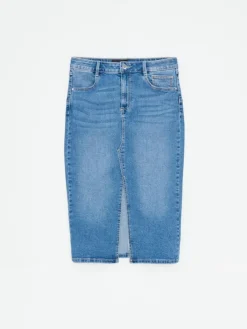 Röcke></noscript>MOHITO Midi-Rock aus Denim Blau