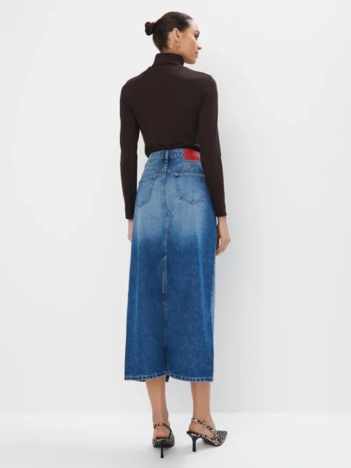 Röcke>MOHITO Midi-Rock aus Denim Blau