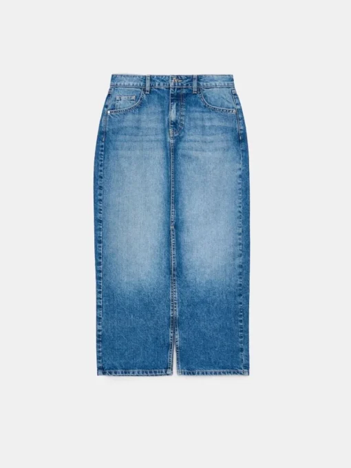 Röcke>MOHITO Midi-Rock aus Denim Blau