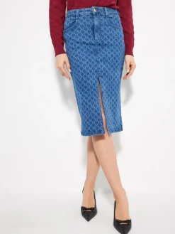 Röcke></noscript>MOHITO Midi-Rock aus Denim Navy