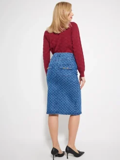 Röcke></noscript>MOHITO Midi-Rock aus Denim Navy