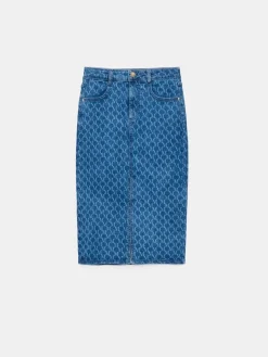Röcke></noscript>MOHITO Midi-Rock aus Denim Navy