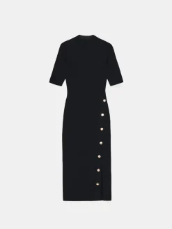 Midi, Maxikleider|Kleider, Overalls></noscript>MOHITO Midi-Strickkleid Schwarz