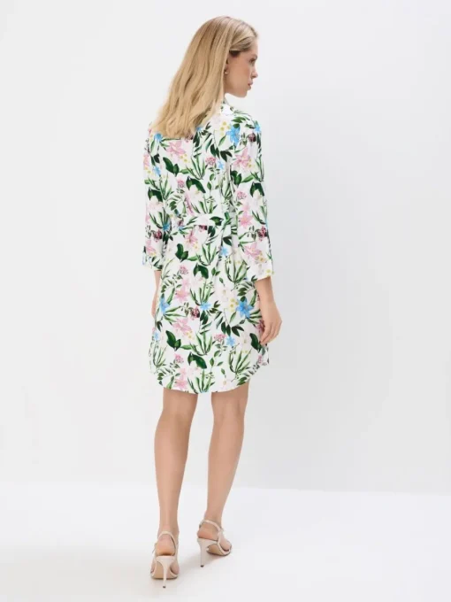 Minikleider|Kleider, Overalls>MOHITO Mini-Hemdkleid Weiu00df