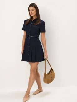 Minikleider|Kleider, Overalls>MOHITO Mini-Hemdkleid Navy