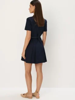 Minikleider|Kleider, Overalls></noscript>MOHITO Mini-Hemdkleid Navy