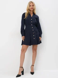 Minikleider|Kleider, Overalls>MOHITO Mini-Hemdkleid Navy