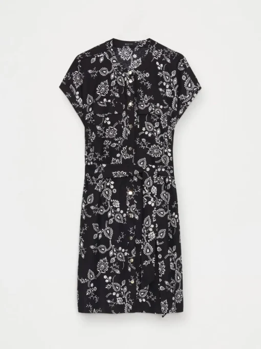 Frühlingskleider|Kleider, Overalls>MOHITO Mini-Hemdkleid Schwarz