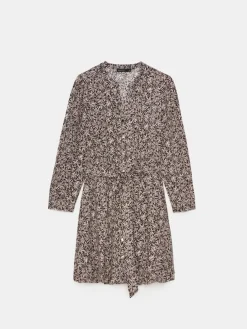 Minikleider|Kleider, Overalls></noscript>MOHITO Mini-Hemdkleid mit Bindegürtel Beige