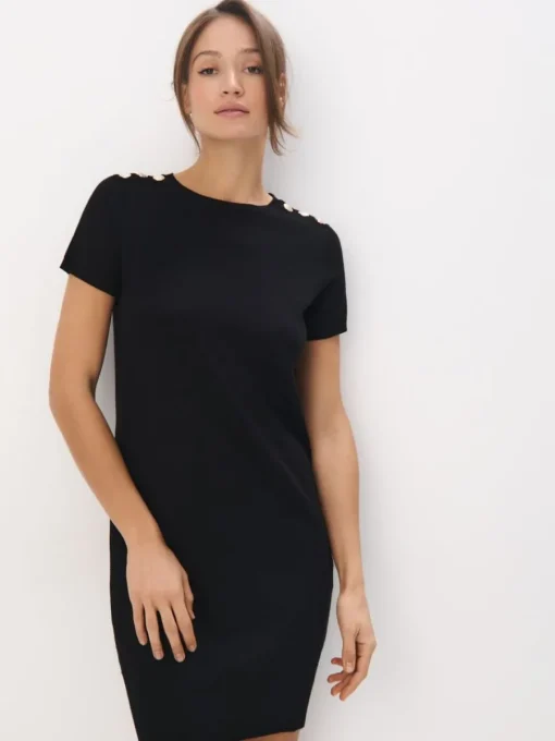 Minikleider|Kleider, Overalls>MOHITO Minikleid Schwarz