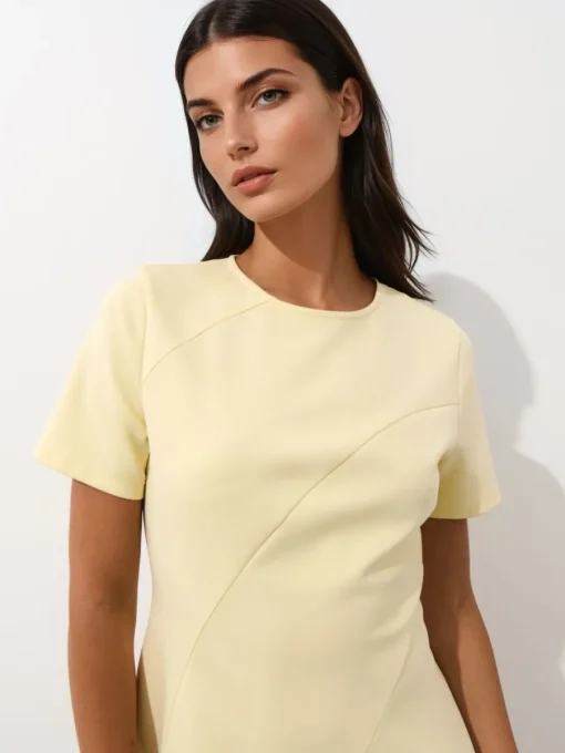 Frühlingskleider|Kleider, Overalls>MOHITO Minikleid Hellgelb