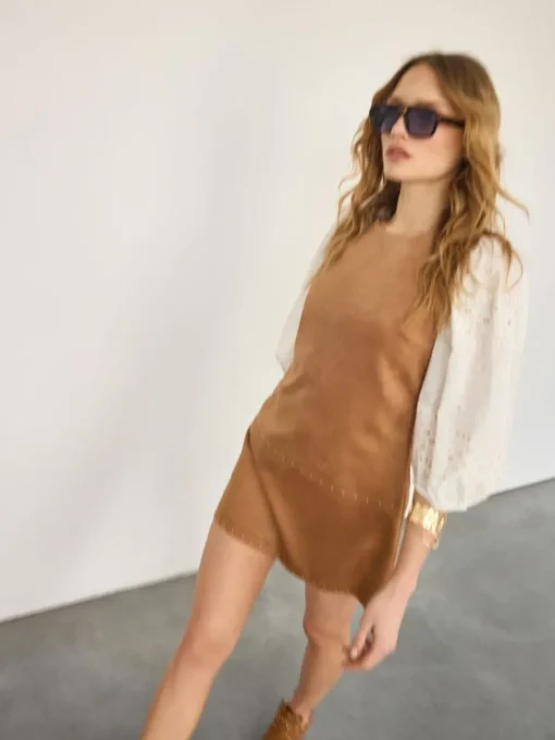 Frühlingskleider|Kleider, Overalls>MOHITO Minikleid Beige