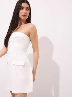 Frühlingskleider|Kleider, Overalls>MOHITO Minikleid Creme