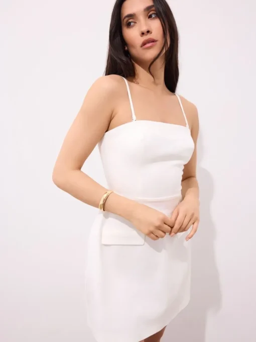 Frühlingskleider|Kleider, Overalls>MOHITO Minikleid Creme