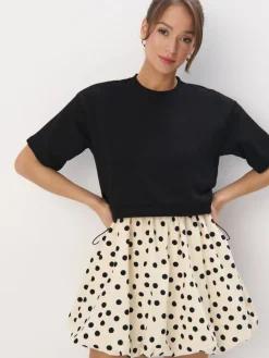 Frühlingskleider|Kleider, Overalls>MOHITO Minikleid Schwarz