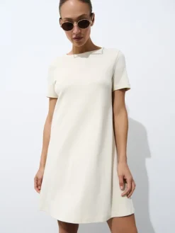 Bestsellers>MOHITO Minikleid aus Baumwolle Nude
