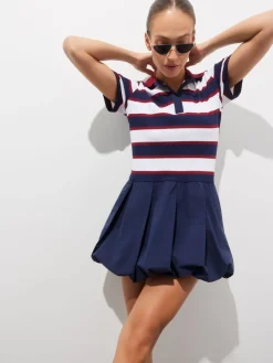 Frühlingskleider|Kleider, Overalls>MOHITO Minikleid aus Baumwolle Navy