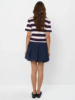 Frühlingskleider|Kleider, Overalls></noscript>MOHITO Minikleid aus Baumwolle Navy