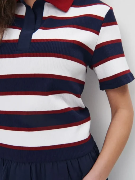 Frühlingskleider|Kleider, Overalls>MOHITO Minikleid aus Baumwolle Navy
