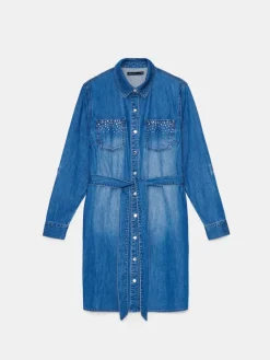 Minikleider|Kleider, Overalls></noscript>MOHITO Minikleid aus Jeans Blau