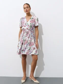 Frühlingskleider|Kleider, Overalls>MOHITO Minikleid aus Viskose Mehrfarbig