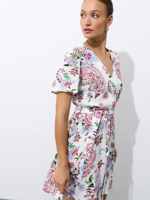 Frühlingskleider|Kleider, Overalls>MOHITO Minikleid aus Viskose Mehrfarbig
