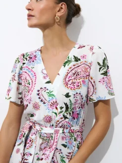 Frühlingskleider|Kleider, Overalls></noscript>MOHITO Minikleid aus Viskose Mehrfarbig
