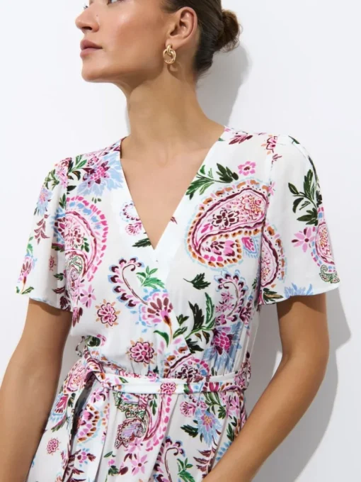 Frühlingskleider|Kleider, Overalls>MOHITO Minikleid aus Viskose Mehrfarbig