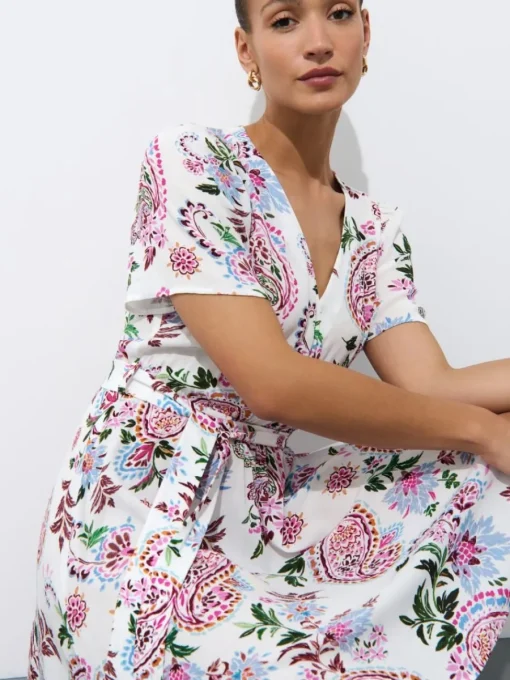 Frühlingskleider|Kleider, Overalls>MOHITO Minikleid aus Viskose Mehrfarbig