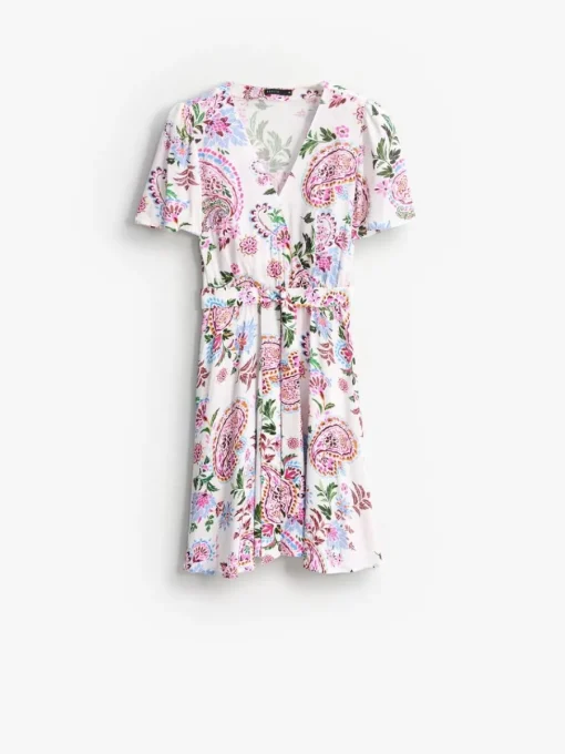 Frühlingskleider|Kleider, Overalls>MOHITO Minikleid aus Viskose Mehrfarbig