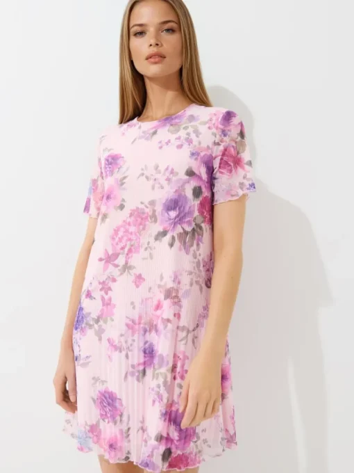 Coming Soon!>MOHITO Minikleid mit Blumenmuster Pink