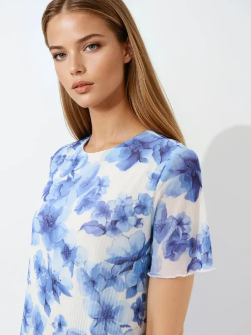 Coming Soon!>MOHITO Minikleid mit Blumenmuster Blau