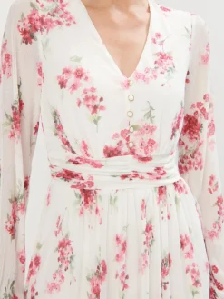 Kleider, Overalls|Entdecke Alles>MOHITO Minikleid mit Blumenmuster Pink