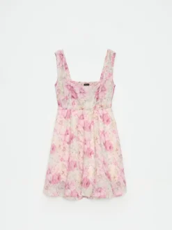 Kleider, Overalls|Entdecke Alles>MOHITO Minikleid mit Blumenmuster Pink