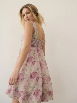 Kleider, Overalls|Entdecke Alles></noscript>MOHITO Minikleid mit Blumenmuster Pink