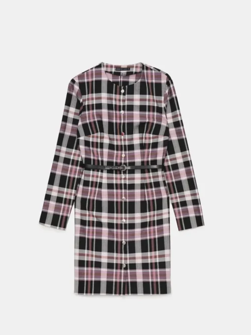 Minikleider|Kleider, Overalls>MOHITO Minikleid mit Gürtel Dunkelviolett
