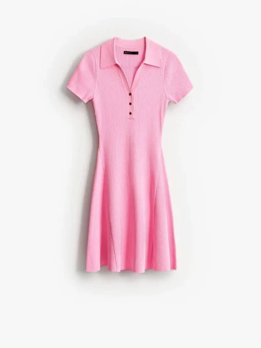 Coming Soon!>MOHITO Minikleid mit Kragen Pink