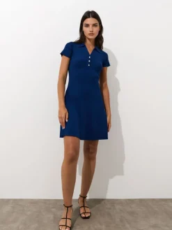 Coming Soon!>MOHITO Minikleid mit Kragen Navy
