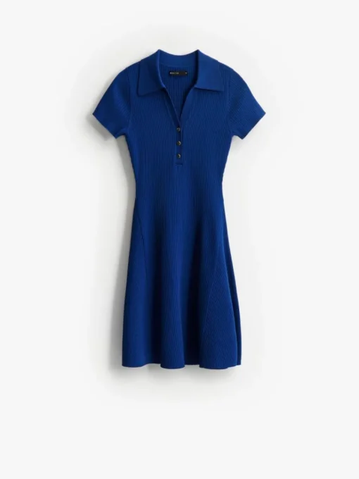 Coming Soon!>MOHITO Minikleid mit Kragen Navy