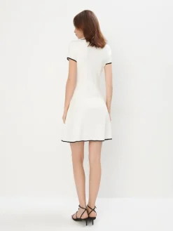 Minikleider|Kleider, Overalls></noscript>MOHITO Minikleid mit Kragen Creme
