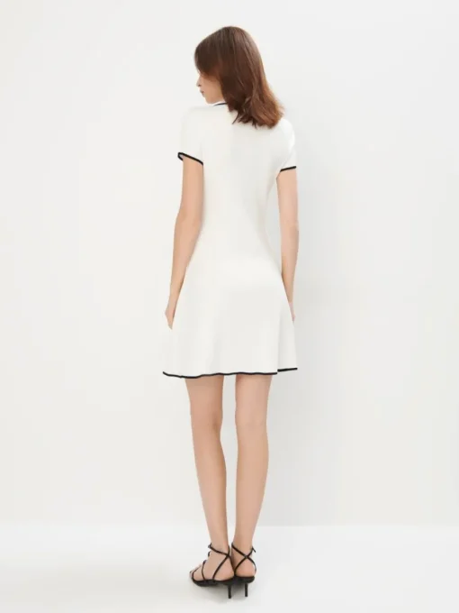 Minikleider|Kleider, Overalls>MOHITO Minikleid mit Kragen Creme