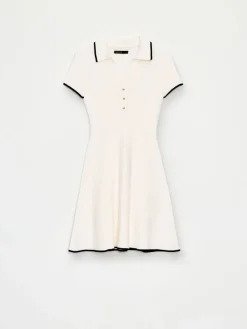 Minikleider|Kleider, Overalls></noscript>MOHITO Minikleid mit Kragen Creme