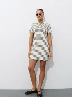 Coming Soon!>MOHITO Minikleid mit kurzen Ärmeln Weiu00df