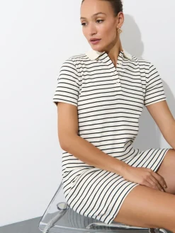 Coming Soon!></noscript>MOHITO Minikleid mit kurzen Ärmeln Weiu00df