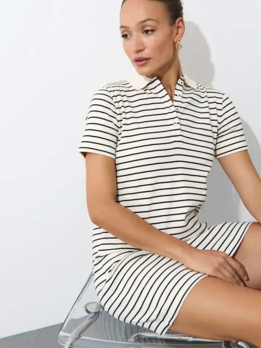 Coming Soon!>MOHITO Minikleid mit kurzen Ärmeln Weiu00df