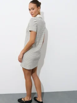 Coming Soon!></noscript>MOHITO Minikleid mit kurzen Ärmeln Weiu00df