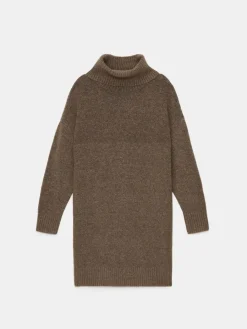 Minikleider|Kleider, Overalls></noscript>MOHITO Minikleid mit Rollkragen Dunkelbraun