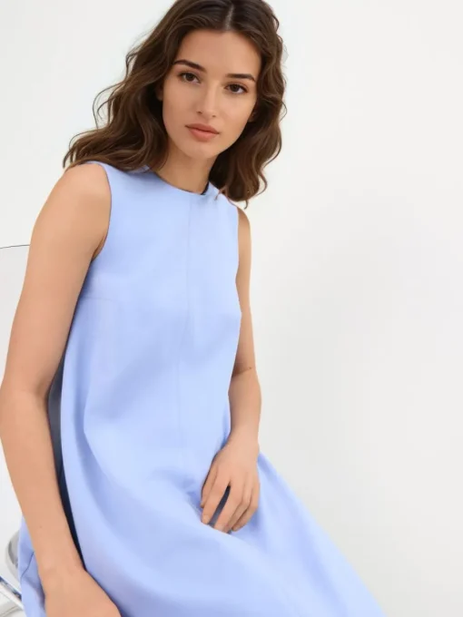 Bestsellers>MOHITO Minikleid mit Trapezschnitt Hellblau