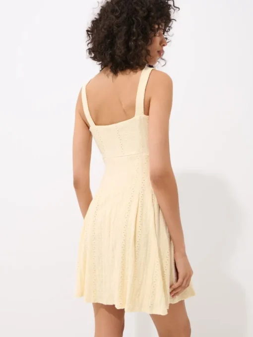 Coming Soon!>MOHITO Minikleid mit Trägern Hellgelb
